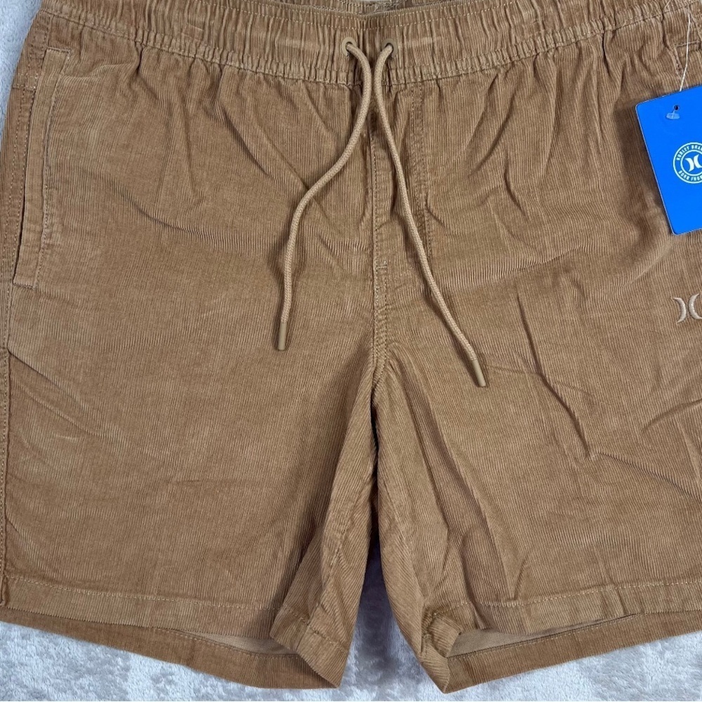 Hurley Coastal Corduroy Retro Surf Shorts | Tan Camel Medium - Picture 11 of 11